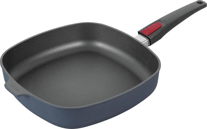 Produktbild Woll 1628 DPI Diamond Lite Guss-Hochrandpfanne, mit abn. Stiel, 28cm, Induktion (28 cm, Pfannenset + Topfset, Aluminiumguss)