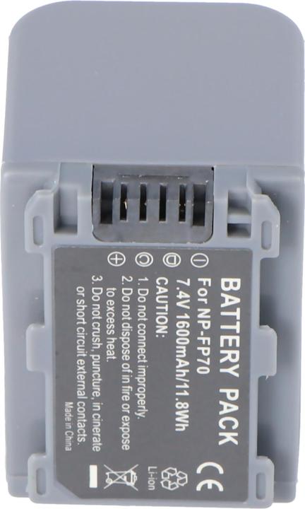 Image du produit AccuCell Batterie Sony NP-FP60 Caméscope (Batterie)