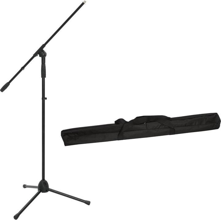 Omnitronic Set Mikrofonstativ MS-2A mit Galgen sw + Tasche