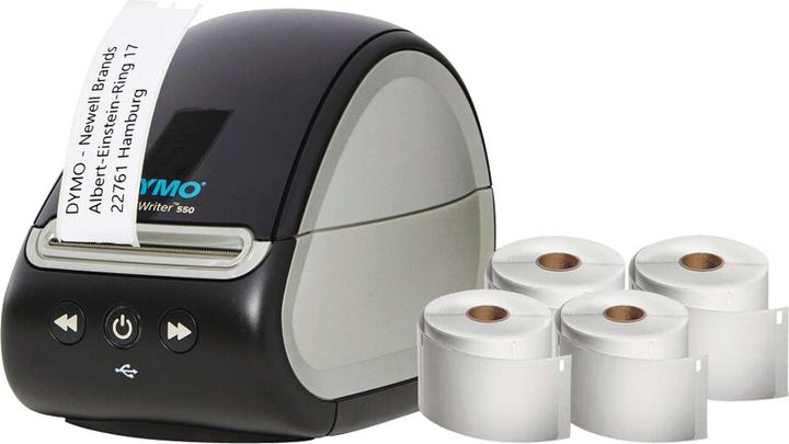 Productafbeelding Dymo LabelWriter 550 Value met 4 LW rollen (90000 dpi)