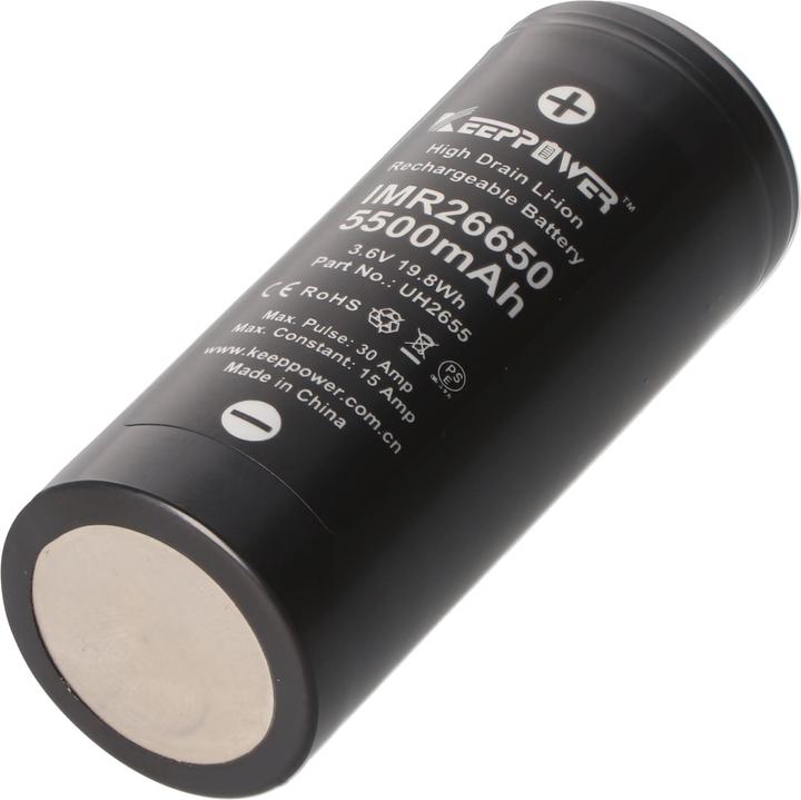 Produktbild Keeppower Akku IMR 26650 (1 Stk., 5500 mAh)