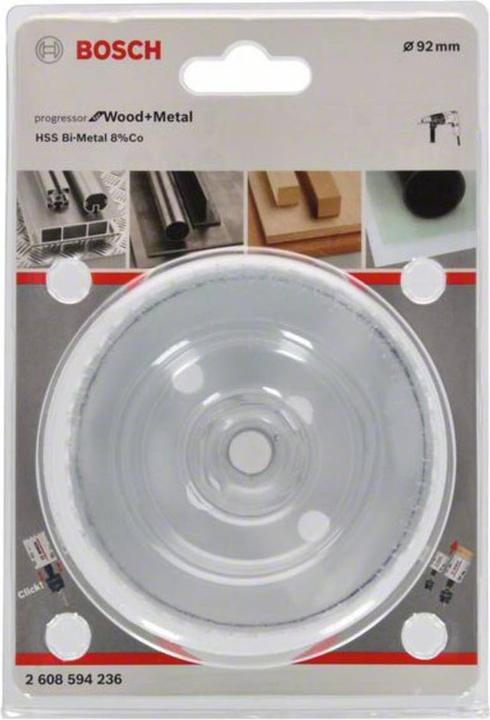 Image du produit Bosch Professional Zubehör Scie cloche Progressor for Wood and Metal, 92 mm (92 millimètres)