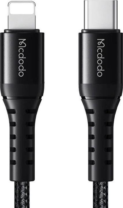 Actual product image Mcdodo Cable USB-C to lightning CA-5630, 36W, 0.2m (black) (0.20 m, 36 W)