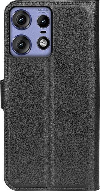 Produktbild MU Classic Litchi Leder Bookcover Series (Motorola Edge 50 Pro)