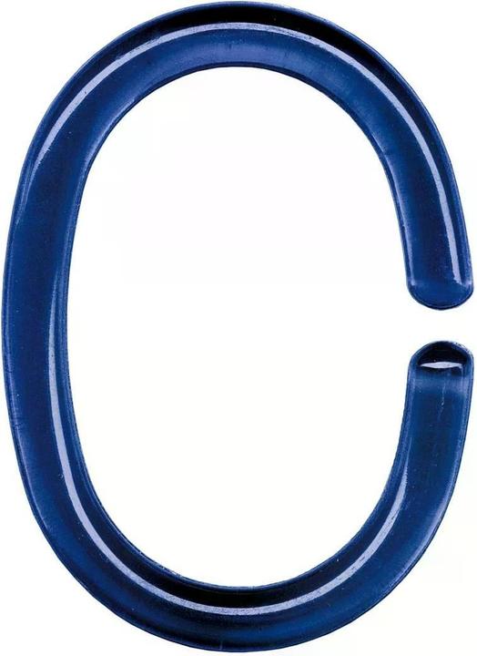 Kleine Wolke Duschvorhangring blau 12 Stk