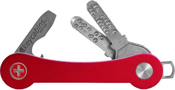 Produktbild Keycabins Schlüsselorganisator KCAS1.7 Aluminium S1 red