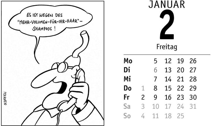 Immagine prodotto 365 gute Perscheid-Tage 2026: Tageskalender (Tedesco)