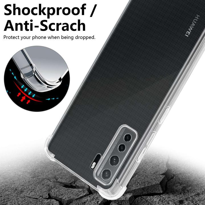 Actual product image Cadorabo Bumper Case for Huawei P40 LITE 5G / NOVA 7 SE TPU Ultra Slim AIR (Huawei Nova 7 SE, Huawei P40 Lite 5G)