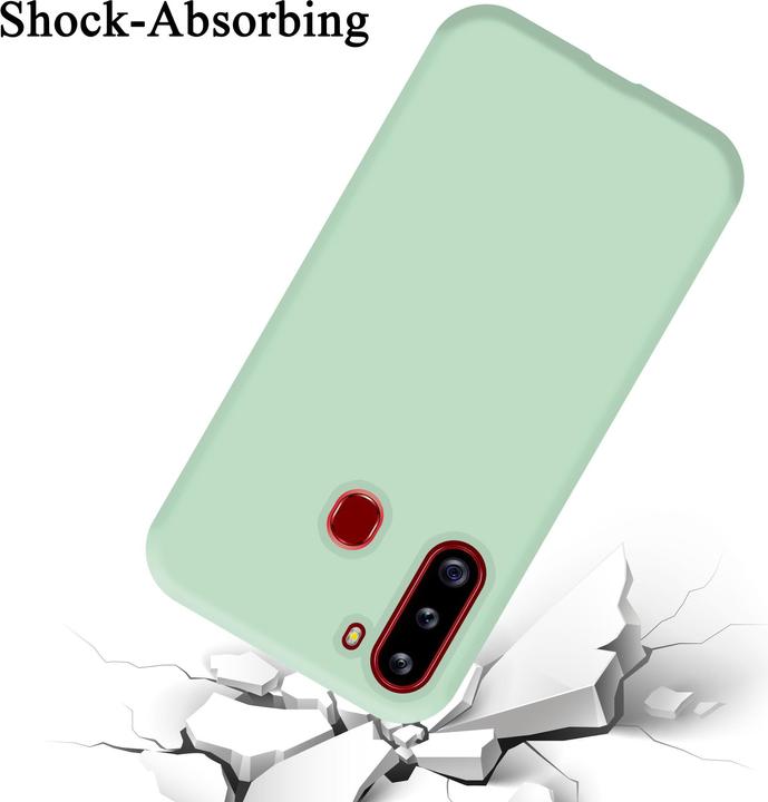 Actual product image Cadorabo TPU Liquid Silicone Case Cover (Samsung Galaxy A21)
