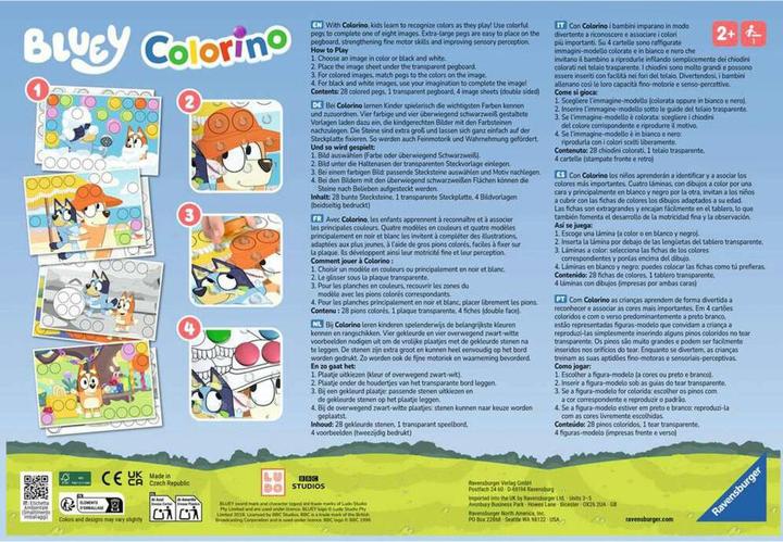 Actual product image Ravensburger Bluey Colorino (Multilingual)