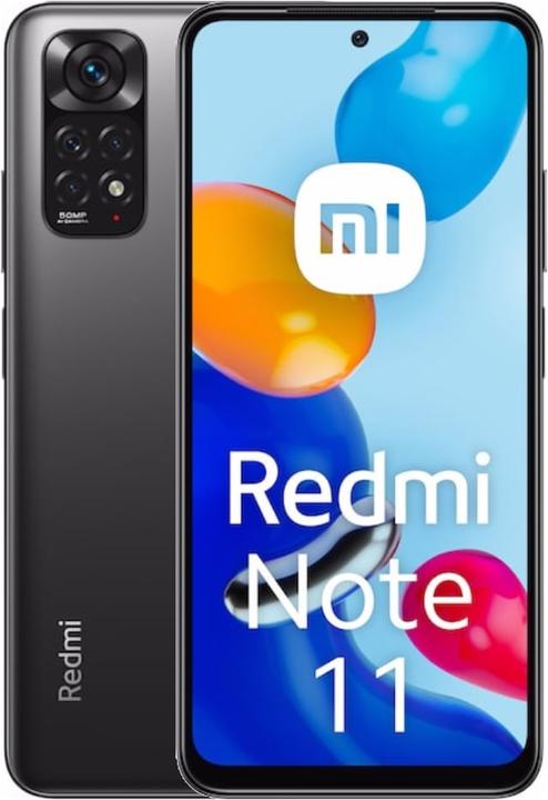 Produktbild Xiaomi Redmi Note 11 (128 GB, Grau, Graphite Grey, 6.43", Dual SIM + SD, 50 Mpx, 4G)