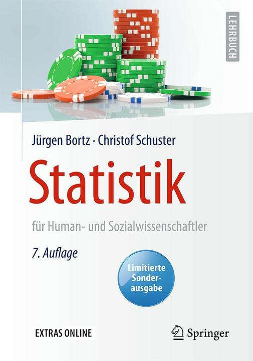 Actual product image Statistik für Human- und Sozialwissenschaftler (German, Jurgen Bortz, Christof Schuster, 2016)