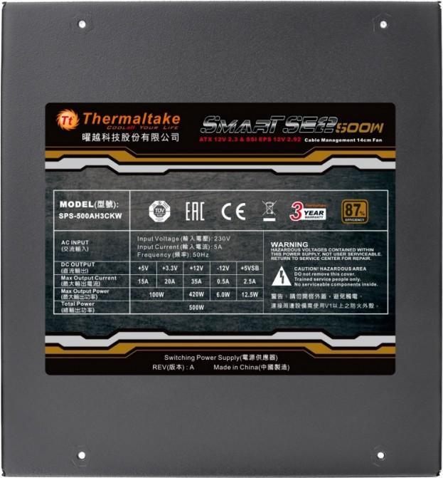 Actual product image Thermaltake Smart SE2 (500 W)