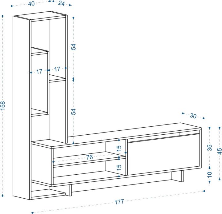 Actual product image Kalune Design Till (177 x 30 x 158 cm)