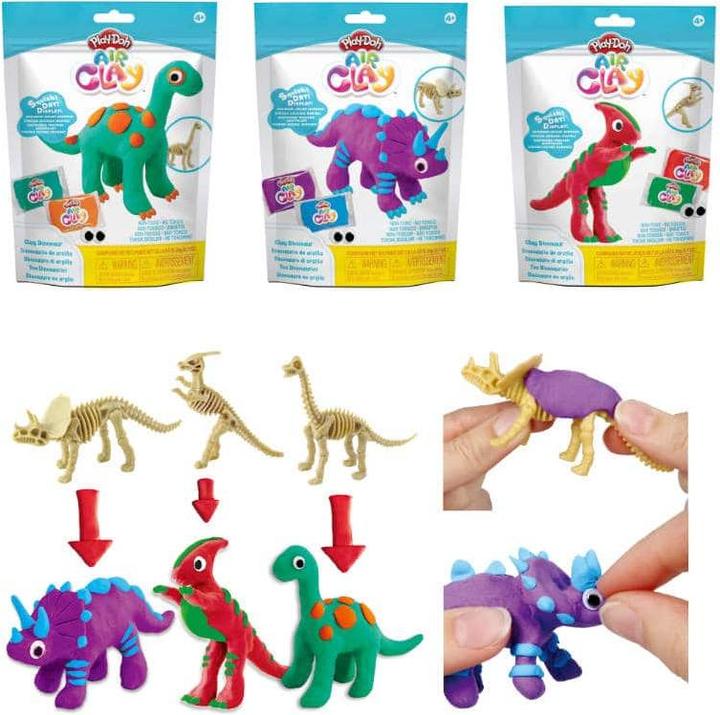 Actual product image Play-Doh Air Clay Dinosaur assorted