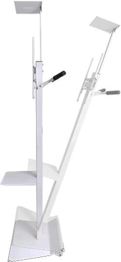 Actual product image Multibrackets M Tilt & Roll Floor Stand White (Device-specific, 55", 40 kg)