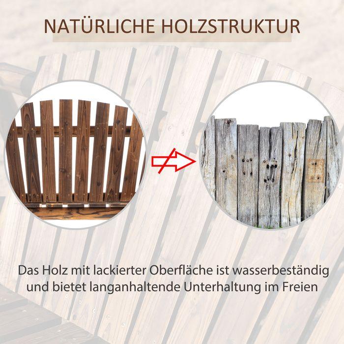Actual product image Swisshandel24 Hollywood swing 2-seater garden swing Swing bench Hanging bench Solid wood Natural187 x 137 x 170 cm