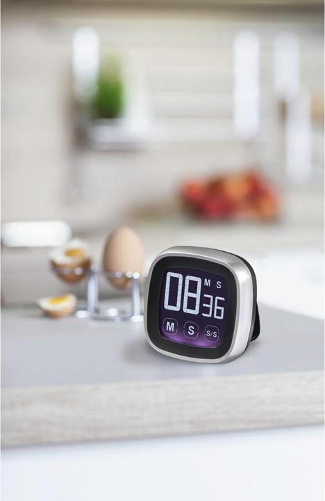 Produktbild Xavax Küchentimer Küchentimer "Touch", digital, Silber/Schwarz