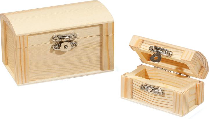 Produktbild Hobby Fun Miniatur Schatztruhe, ca. 7 x 4 x 4 cm (7 x 4 x 4 cm)