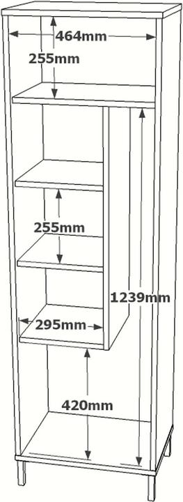 Produktbild Skye Decor Nicole (50.5 x 36 x 165 cm)