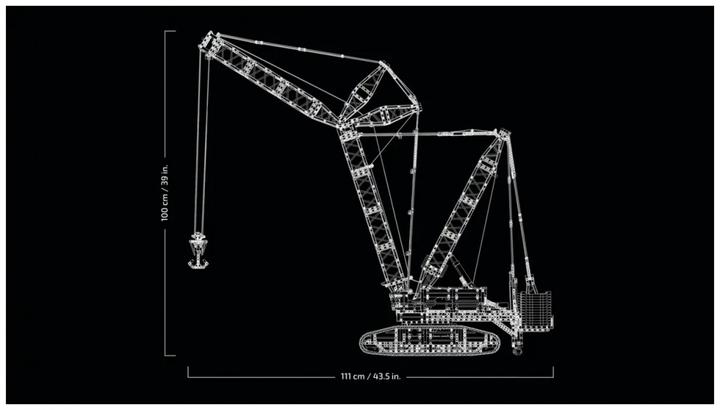 Productafbeelding LEGO 42146 Liebherr LR 13000 rupskraan (42146, LEGO Technic)