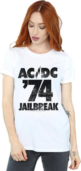 Immagine prodotto AC/DC Maglietta boyfriend en coton Donna/Ladies Jailbreak 74 (4XL)