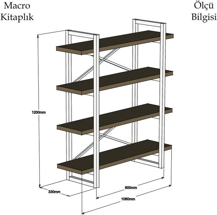 Image du produit Hanah Home Preston (106 x 33 x 120 cm)