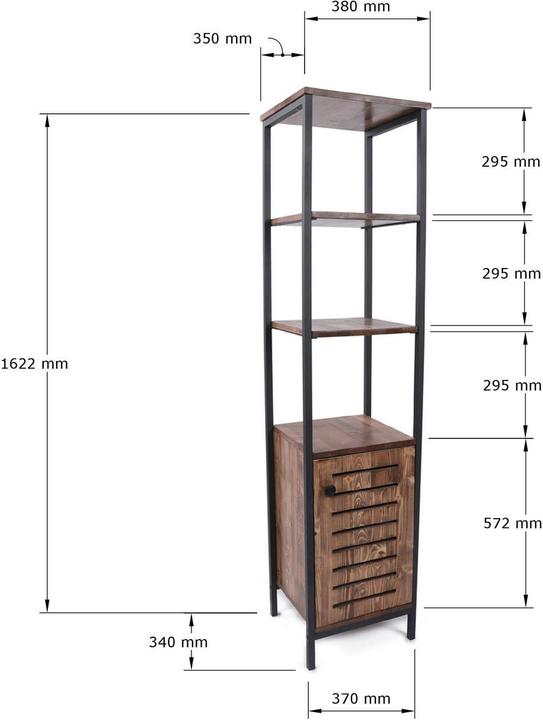 Produktbild Hanah Home Matthew (38 x 34 x 162 cm)