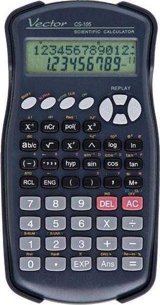 Vector calculator scientific calculator CS-105 - 240 universal functions (Batteries)