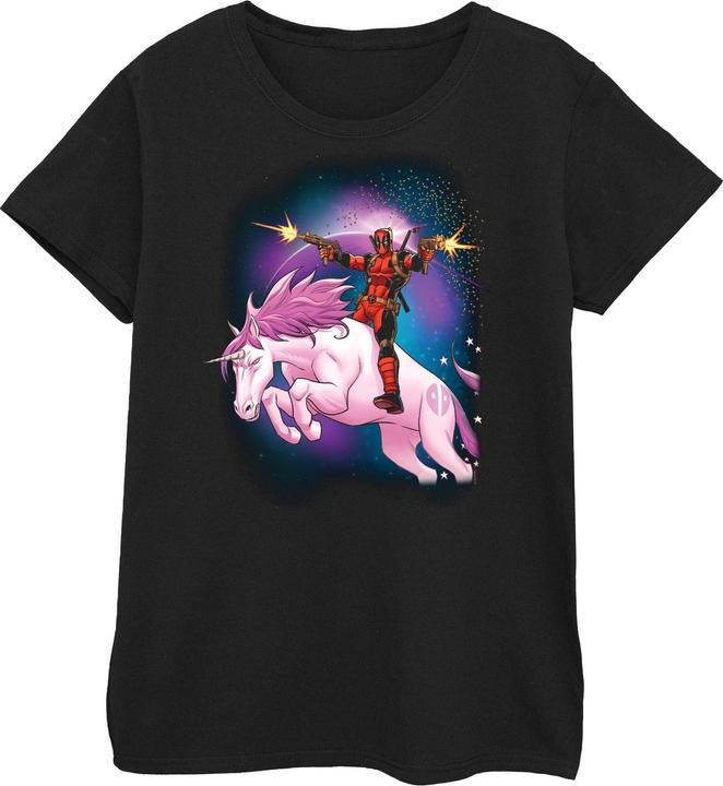 Produktbild Deadpool Space Unicorn Boyfriend Fit TShirt (L)