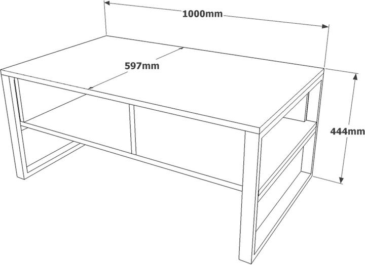 Immagine prodotto Skye Decor Melissa (100 x 59,7 x 44,4 cm)