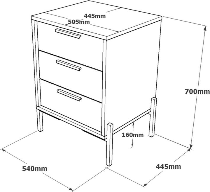 Productafbeelding Skye Decor Kelsey (54 x 44,5 x 70 cm)