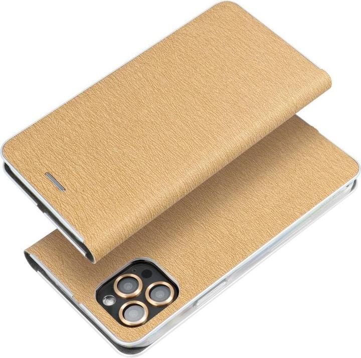 Image du produit OEM Book case LUNA Book Gold for XIAOMI Redmi Note 13 PRO Plus 5G gold (Xiaomi Redmi Note 13 Pro 5G)
