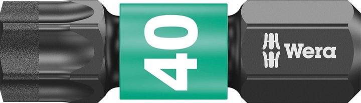 Wera TORX Schroevendraaier Bit Impactor Diamant (Zeskantbus TX M40)