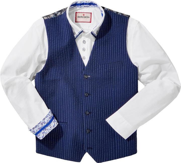 Produktbild Joe Browns Pinstripe Seersucker Suit Waistcoat (38)
