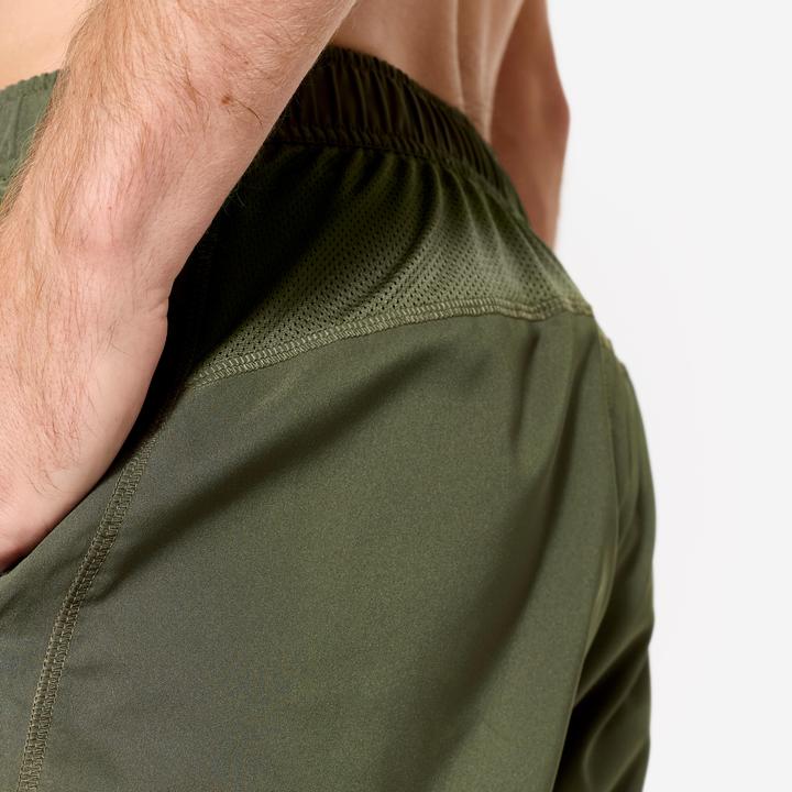Produktbild Domyos Trainingshose Herren atmungsaktiv - Essential 120 khaki (W30/L33)