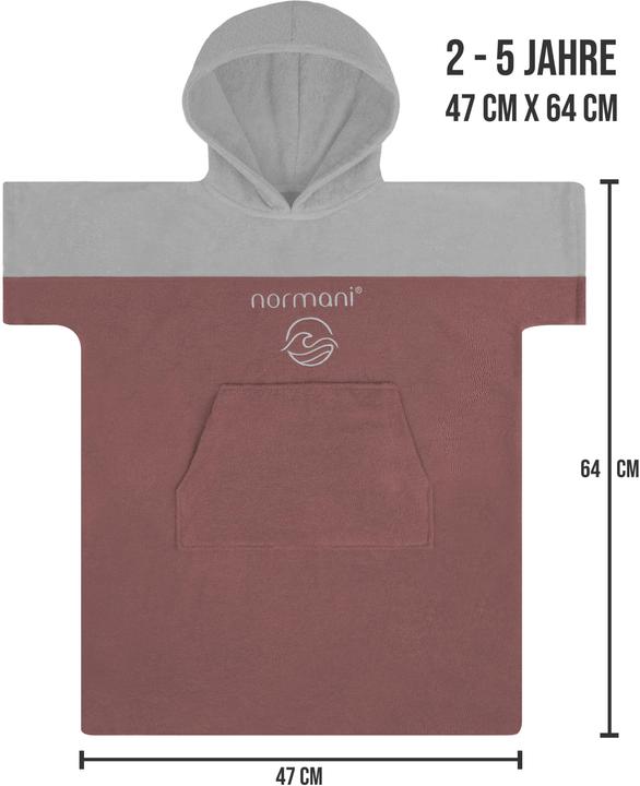 Actual product image Normani Kinder Badeponcho 2-5 Jahre Puwai (2, 3, 4, 5)