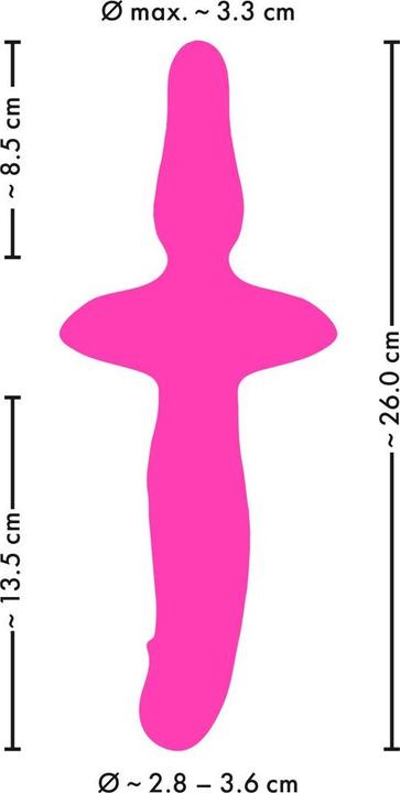 Productafbeelding Couples Choice 2in1 vibrator + buttplug