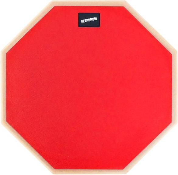 Produktbild keepdrum DP-RD12 Drum Practice Pad Rot Übungspad 12