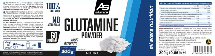 Actual product image All Stars Glutamine Powder (300G can) (Neutral, 1 pcs., 400 g)
