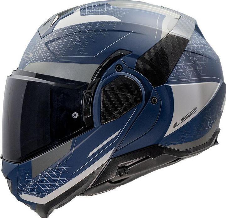 Produktbild LS2 FF910 ADVANT II ASTRAL Klapphelm matt navy blau-grau XS (XS)
