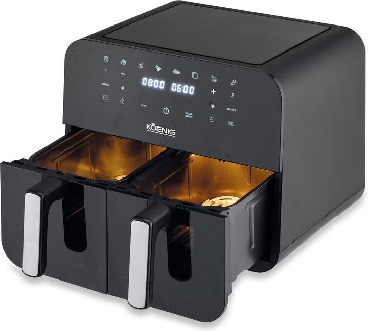 Produktbild Koenig Doppel-Heissluftfritteuse Quick & Pure 5