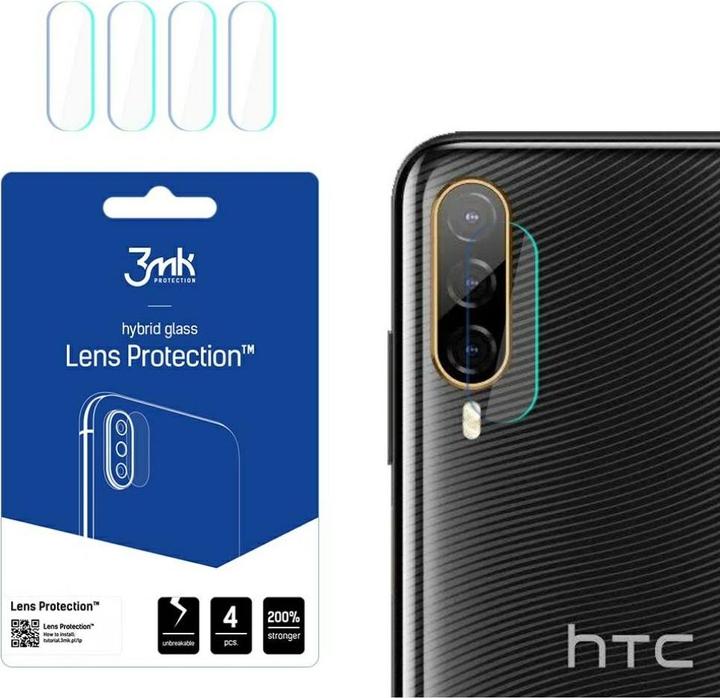 Actual product image 3MK Camera protection glass, camera glass (1 Piece, HTC Desire 22 Pro)