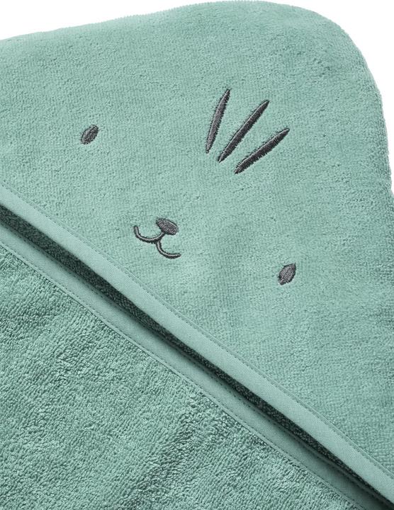 Actual product image Vertbaudet Baby & children's hooded bath towel with recycled cotton
