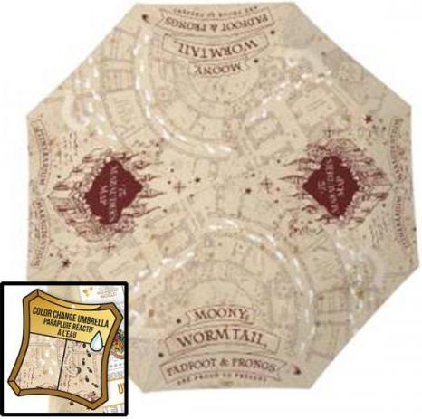 ABYstyle HARRY POTTER - Color change Umbrella - The Marauder's Map