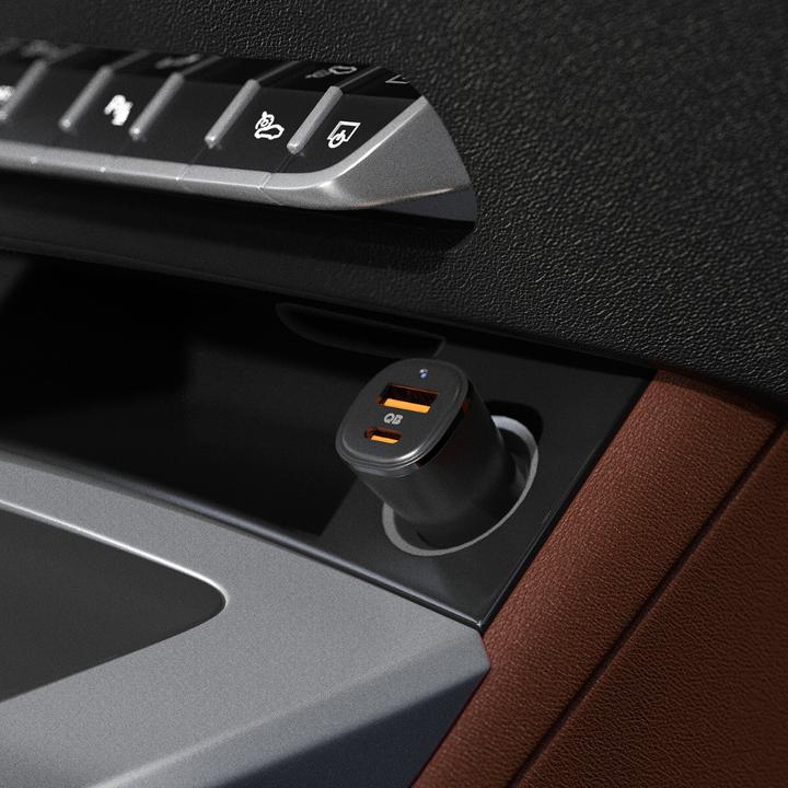 Actual product image Spigen ArcStation Essential EV482 48W Car Charger - Black