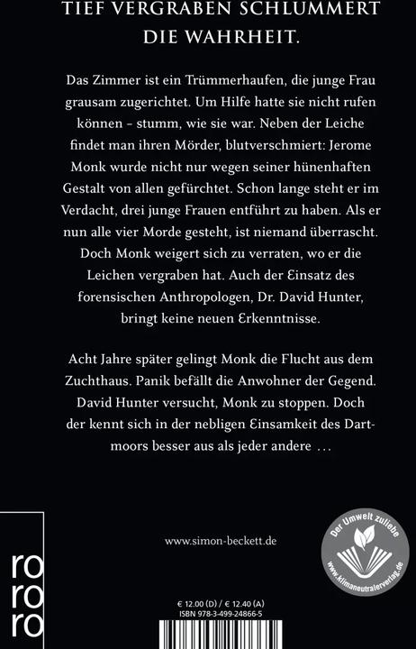 Produktbild Verwesung (Deutsch, Simon Beckett, 2012)
