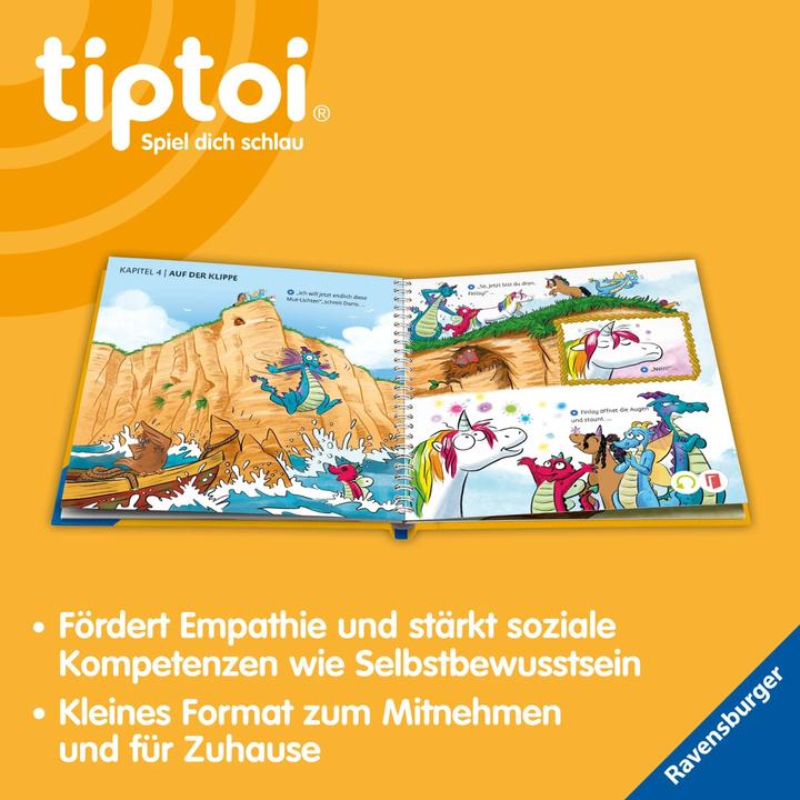 Immagine prodotto tiptoi Darro Drache und die Sache mit dem Mut (Tedesco, Cee Neudert, Katja grezzo, 2024)