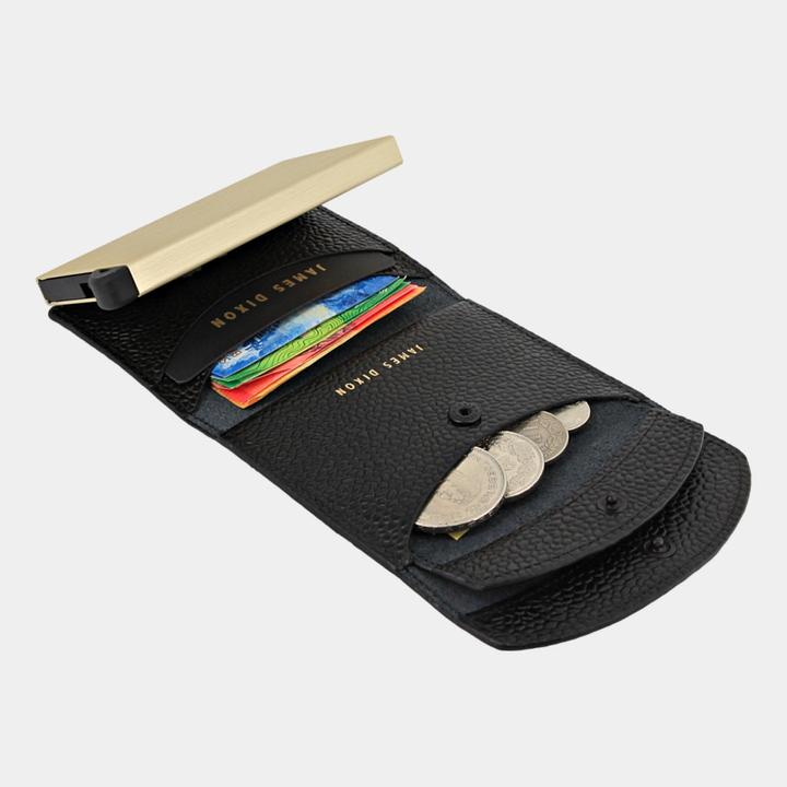 Actual product image James Dixon Grande Caviar - Black Gold - Coin pocket