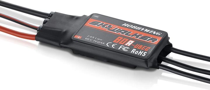 Immagine prodotto Amewi Hobbywing Skywalker 80A brushless ESC UBEC 2-6S